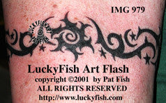 Borneo Star Tattoo Design – LuckyFish Art